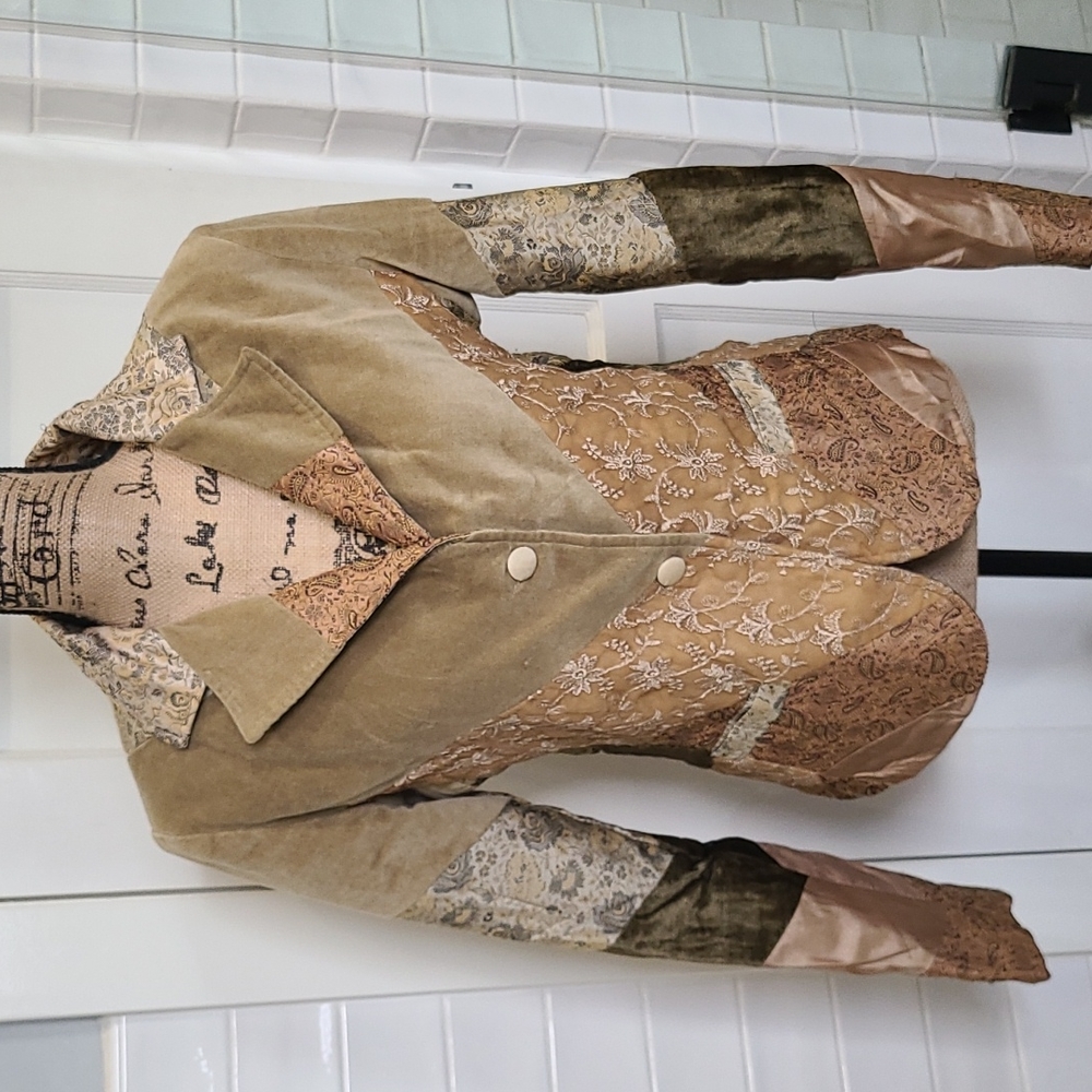 Patchwork Blazer - image 1